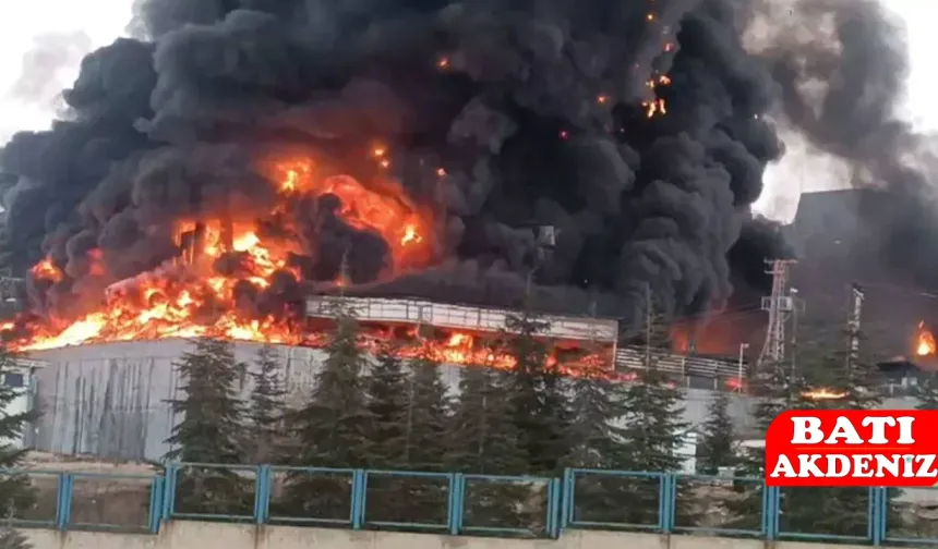 Kimya Fabrikasında Büyük Yangın!