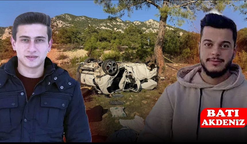 Kumluca–Kemer Yolunda Feci Kaza: 2 Genç Hayatını Kaybetti