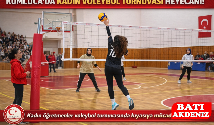Kumluca’da 8 Mart Dünya Kadınlar Günü Voleybol Turnuvası Finali Yapıldı