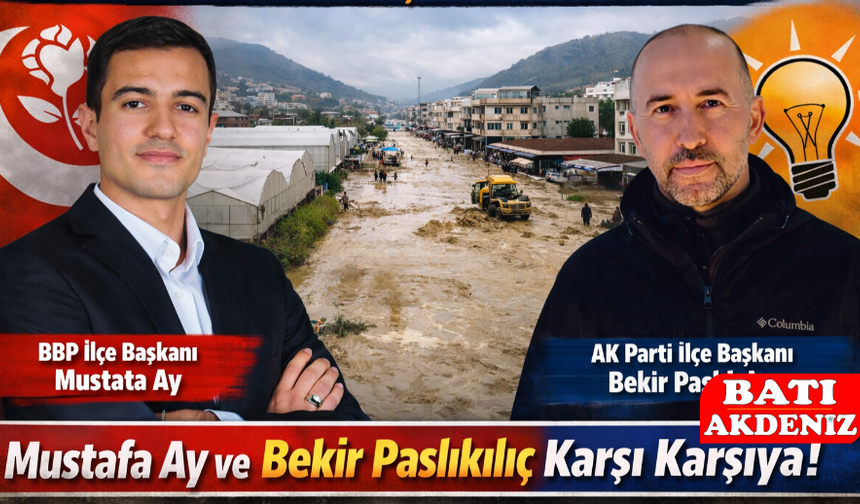 Kumluca’da Sel Tartışması Siyaseti Gerdi