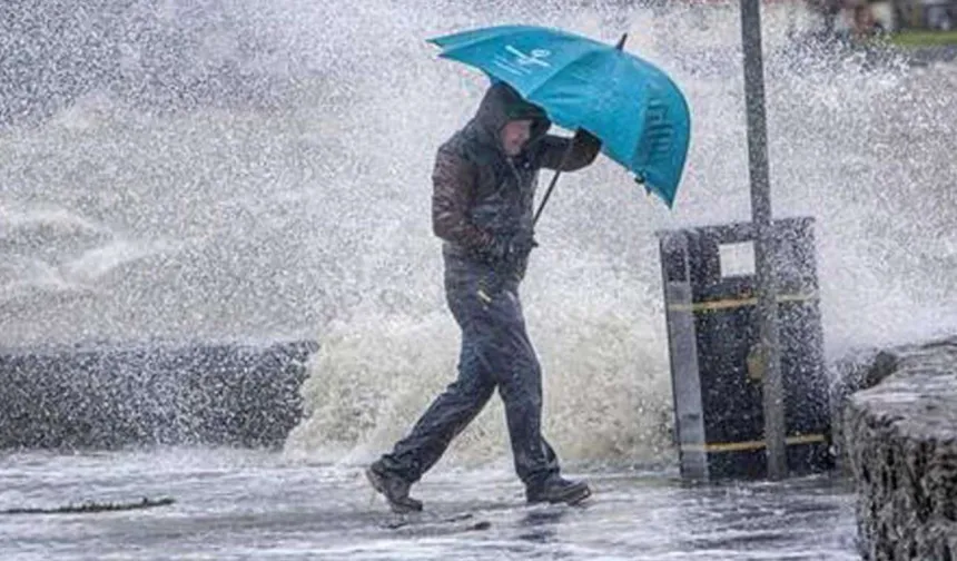 Türkiye genelinde kuvvetli yağış ve fırtına uyarısı