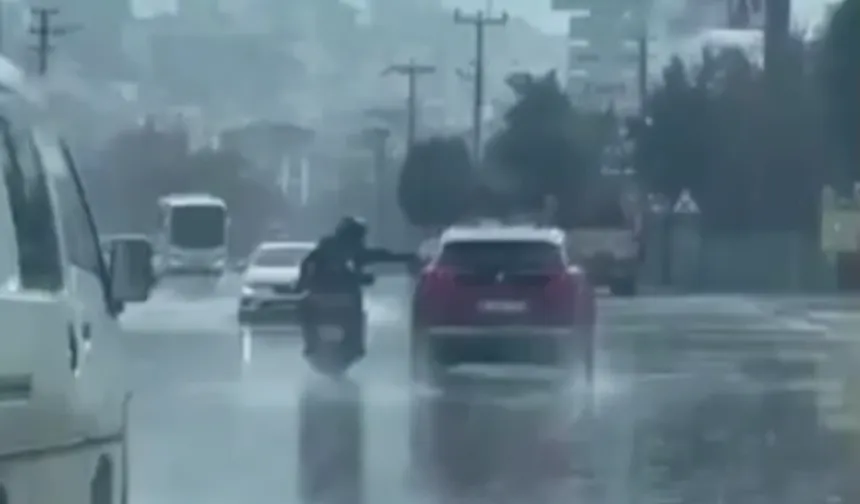 Denizli'de tehlikeli motosiklet sürüşü cezasız kalmadı!