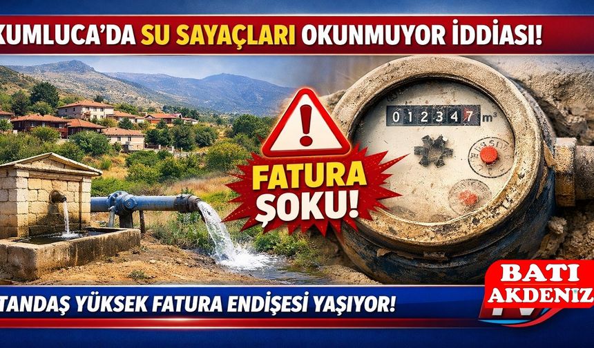 Kumluca Kırsalında Su Sayaçları Okunmuyor İddiası: Vatandaş Fatura Endişesi Yaşıyor