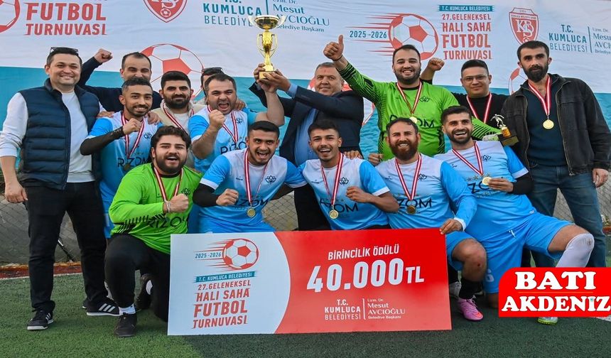 27. Geleneksel Halı Saha Futbol Turnuvası Sona Erdi