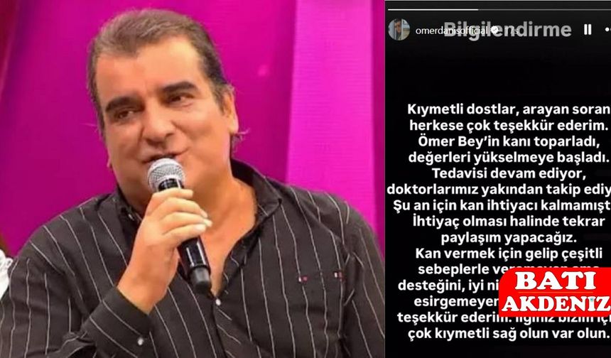 57 Yaşındaki Sanatçı Ömer Danış Yoğun Bakımda