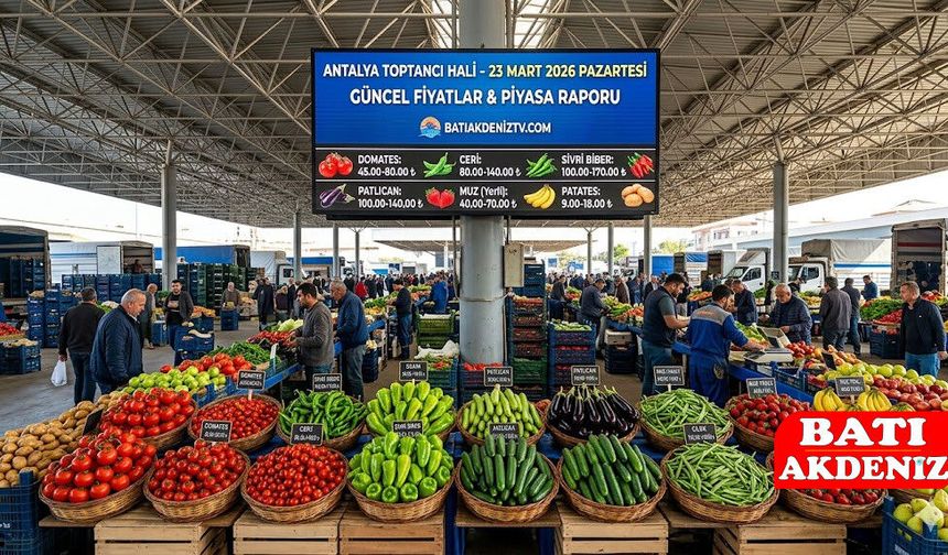 Antalya Hali’nde Yeni Hafta Hareketliliği! İşte Güncel Meyve Sebze Fiyatları