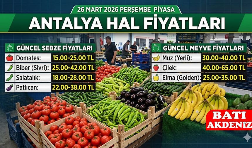 Antalya Hal Fiyatları