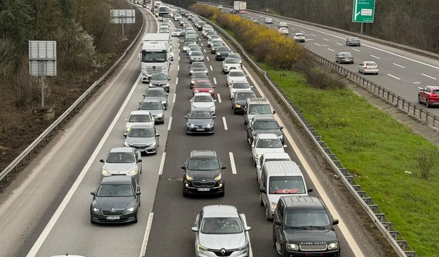 Bayram dönüşü yoğunluğu