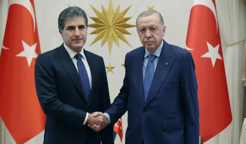 Cumhurbaşkanı Erdoğan, Barzani ile görüştü