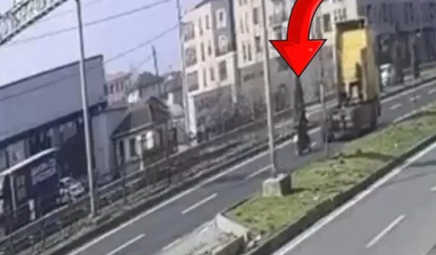 Düzce'de motosiklet tıra arkadan çarptı: 1 yaralı