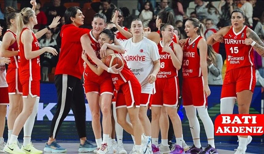Potanın Perileri Dünya Kupası’nda! A Millî Kadın Basketbol Takımı 2026 Finallerine Katılmayı Garantiledi