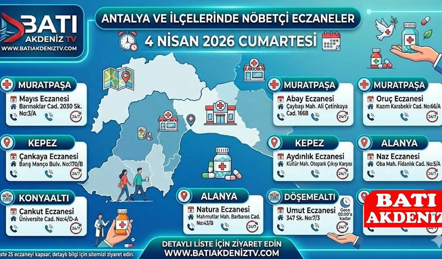 Antalya Nöbetçi Eczaneler