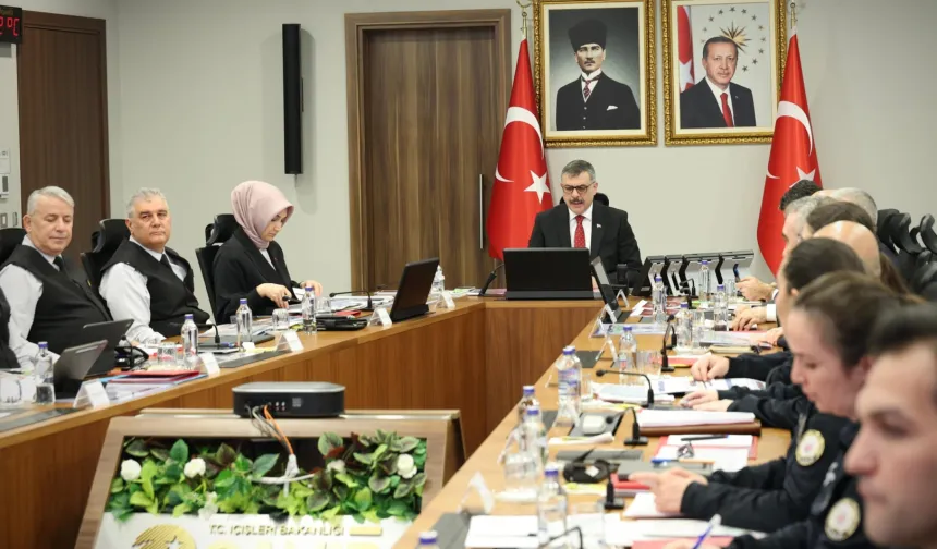 Bakan Çiftçi'den Valilerle güvenlik toplantısı