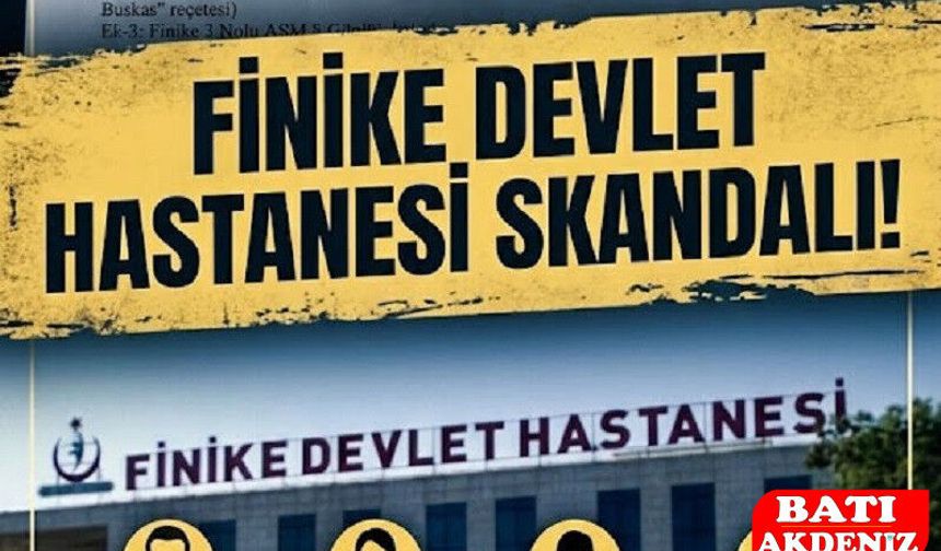 Finike Devlet Hastanesi’nde Skandal İddialar: Odaya Kilitleme, Mobbing ve Sahte Tutanak!