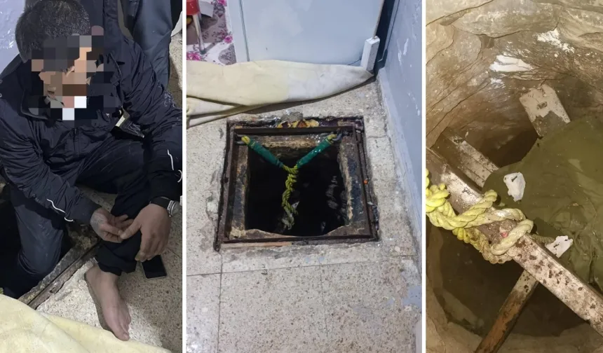 Kilis'te kuyuda saklanan firari yakalandı!