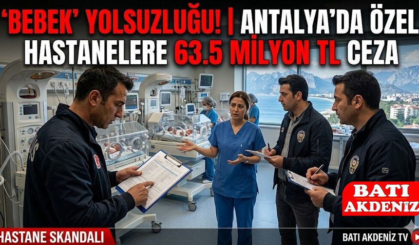 Antalya’da Sağlıkta Skandal: Bebeklerin Hayatıyla Oynayıp Devleti Dolandırdılar!