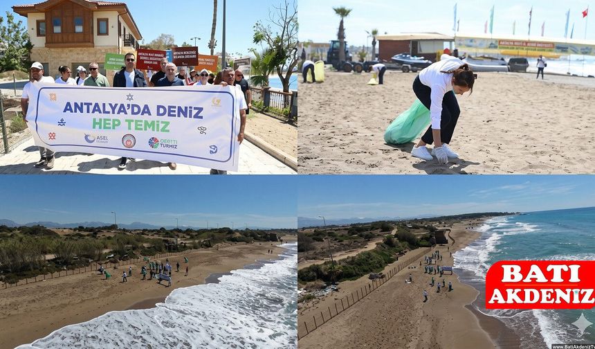 Antalya Mavi Akdeniz İnisiyatifi: Side Sahili’nde Deniz Temizliği Seferberliği