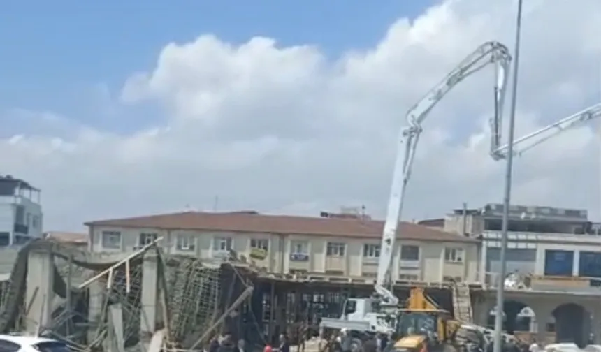 Düzce'de inşaatta hasır çöktü: Yaralı işçiler var!