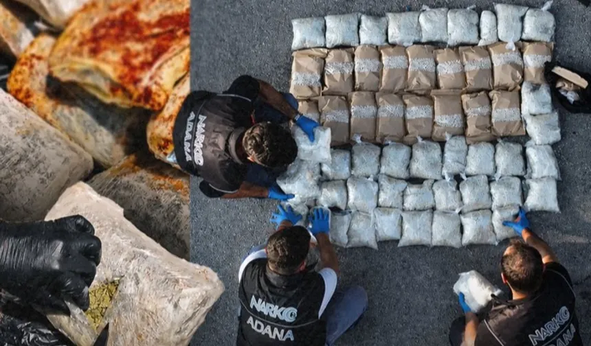 76 ilde dev uyuşturucu operasyonu! 1,7 ton uyuşturucu, 2,1 milyon hap ele geçirildi