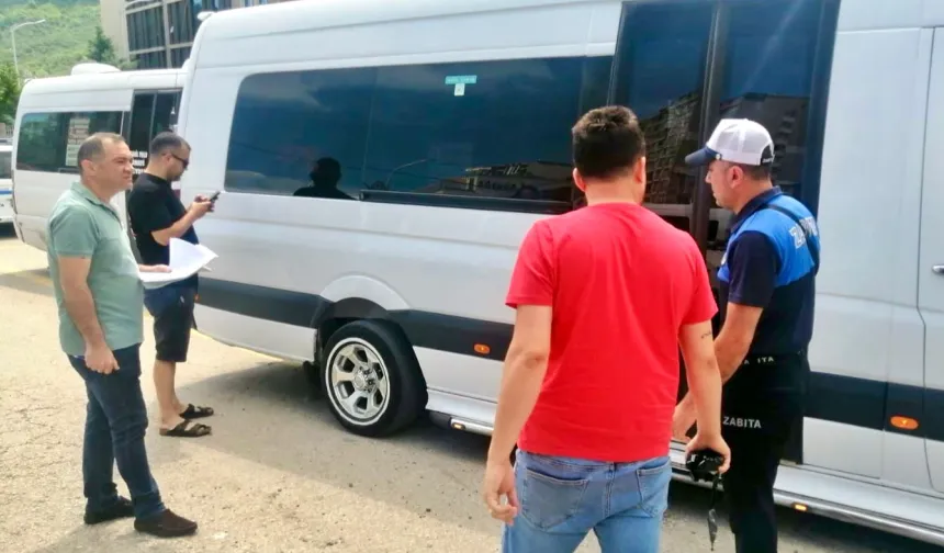 Filmli dolmuşlara ceza yağdı