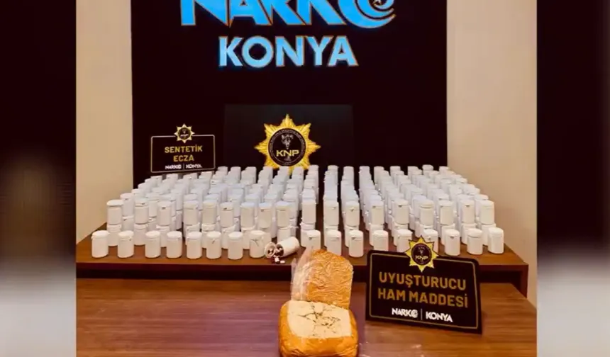 Konya'da uyuşturucu operasyonu: 18 tutuklama