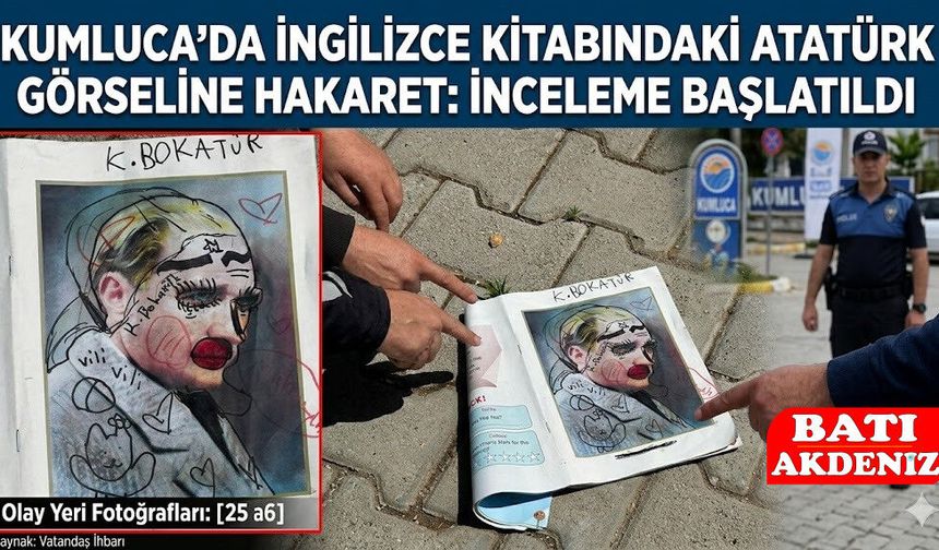Kumluca'da Atatürk Fotoğrafına Çirkin Saldırı!