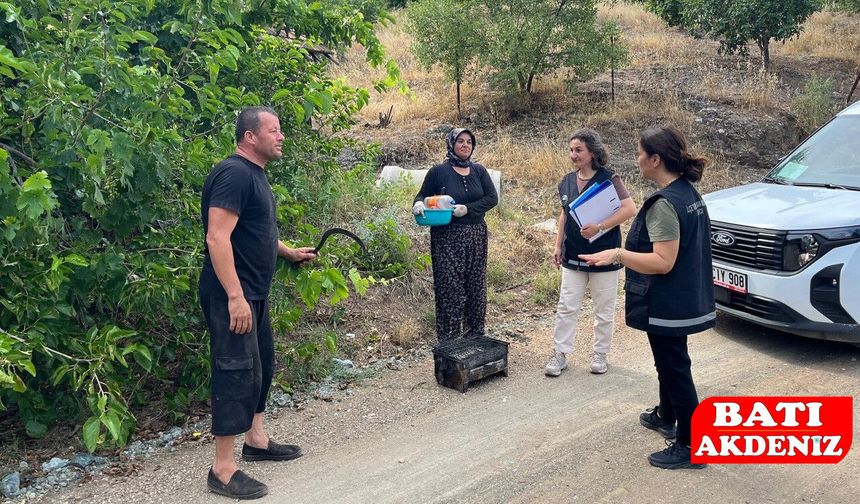 Kumluca'da Orman Yangınlarına Karşı Seferberlik: Üreticilere Anız Yakmama ve Sera Atıkları Uyarısı