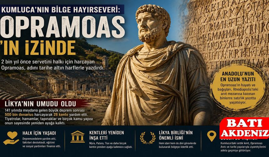 Kumluca'nın Bilge Hayırseveri: Opramoas'ın İzinde